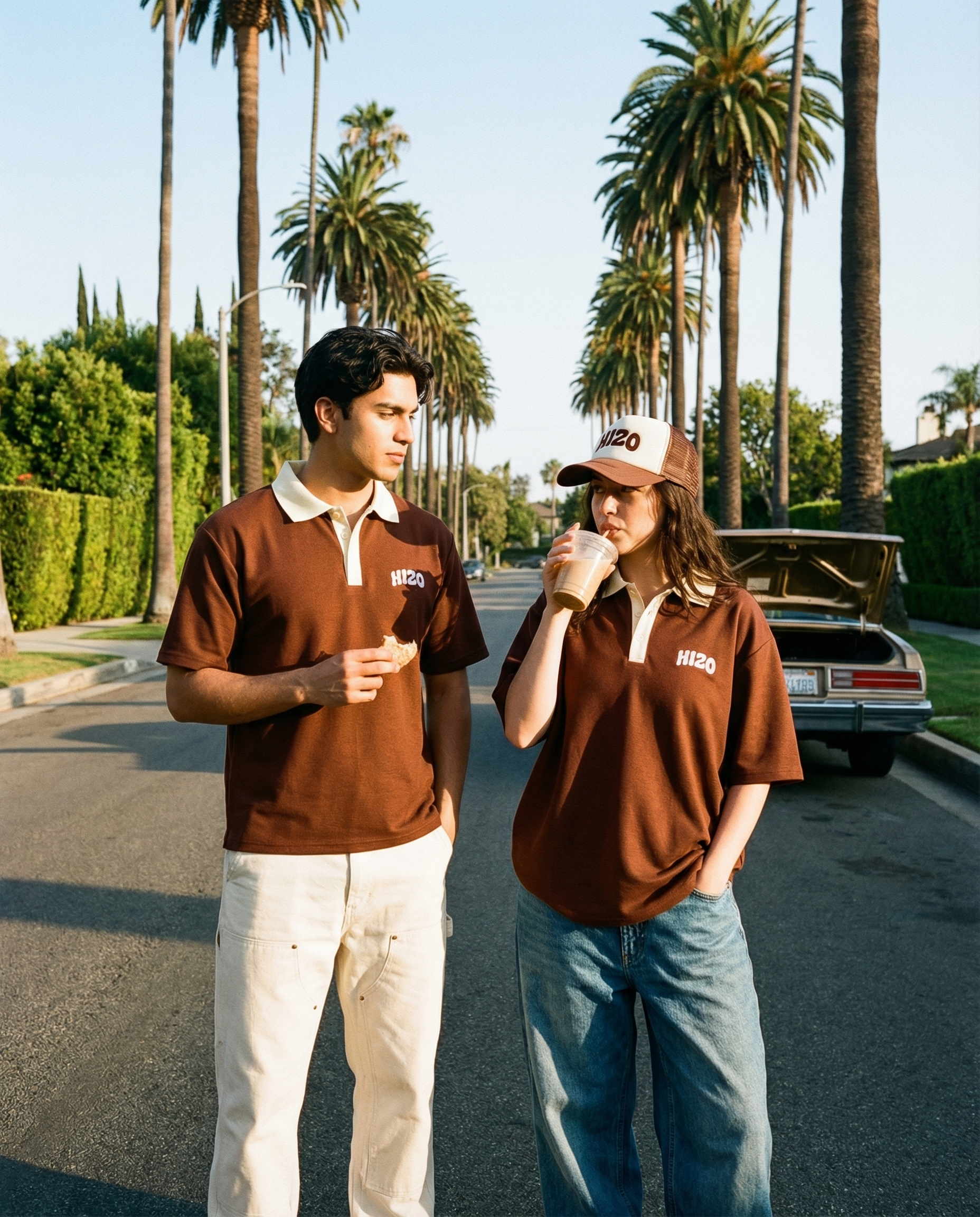 POLO SHIRT - BROWN